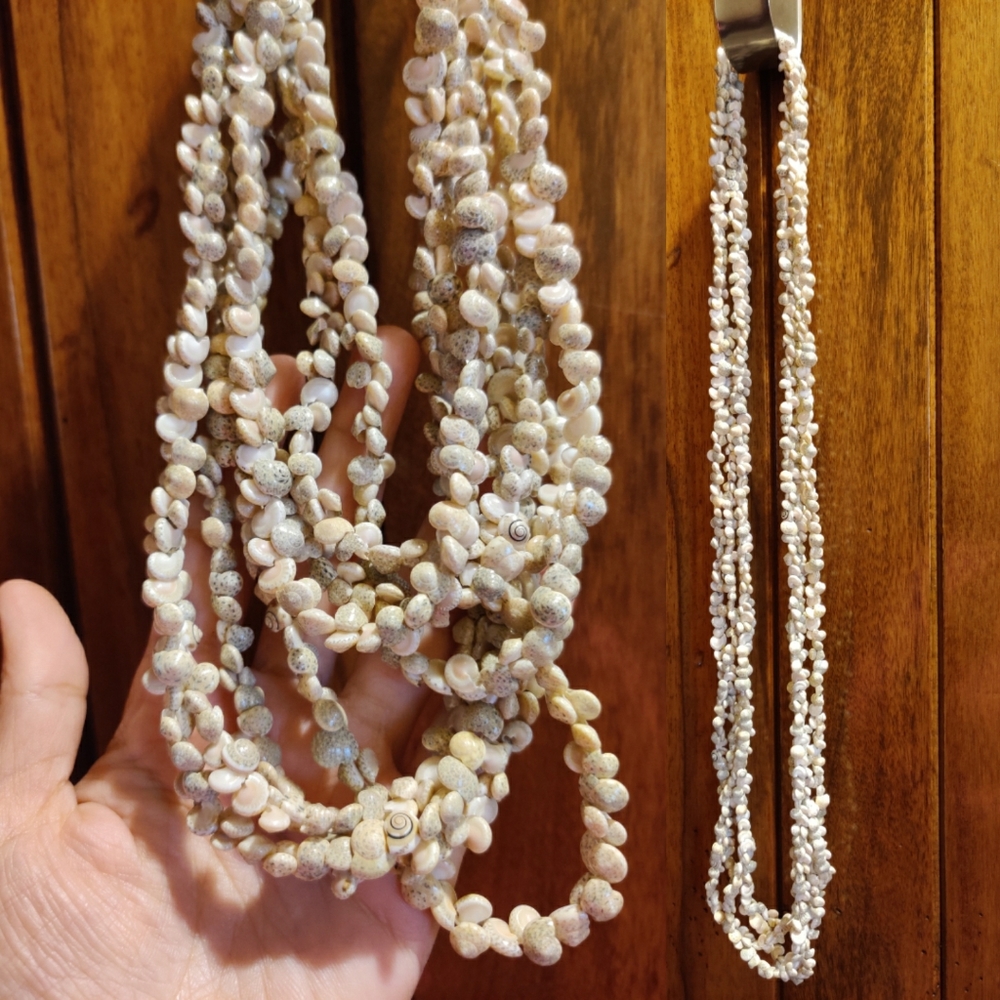 4 Seashell Necklaces from Bali